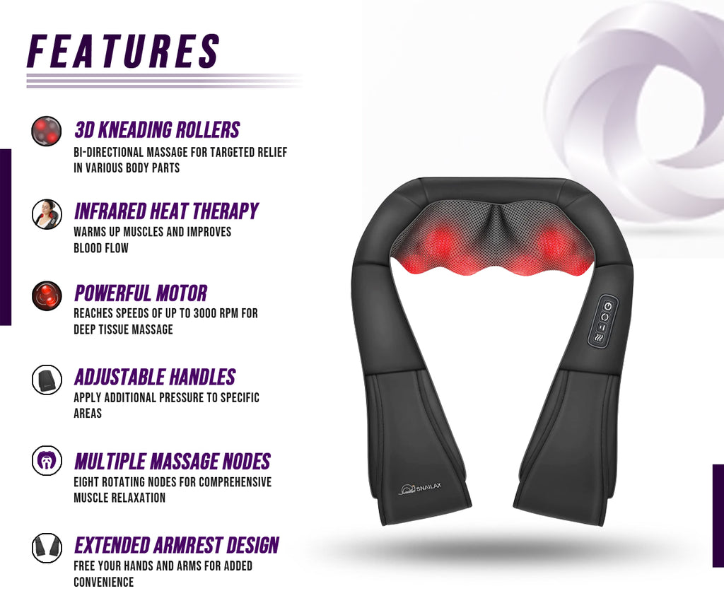Kaiventi™ Smart Shiatsu Neck & Shoulder Massager