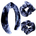FROG SAC Spa Headband for Washing Face Teen Girls Tie Dye Terrycloth Skincare Headbands and Wristbands Soft Facial Makeup Towel Head Band Skin Care Girl Hair Accessories